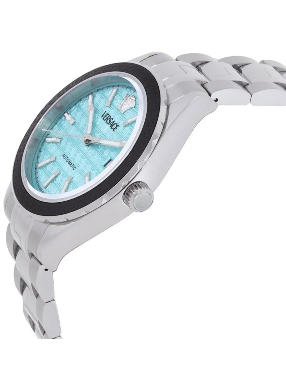 NWT Versace Hellenyium Automatic Turquoise Dial Men's Watch